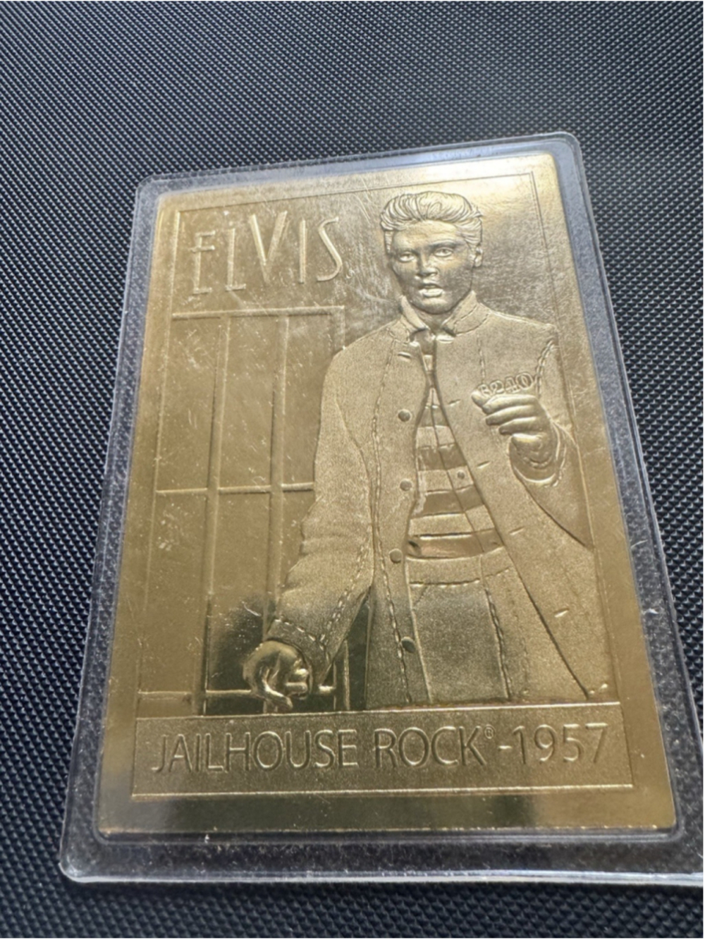 Elvis Jailhouse Rock 24k Gold Card